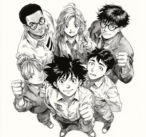 羞羞漫画封面墙主视觉，展示多部漫画作品的封面组合